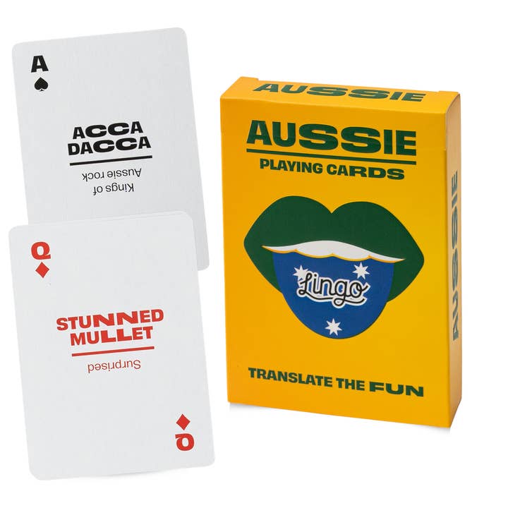 Lingo Playing Cards - Wholesale Playing cards - Aussie Slang Travel Playing Cards1