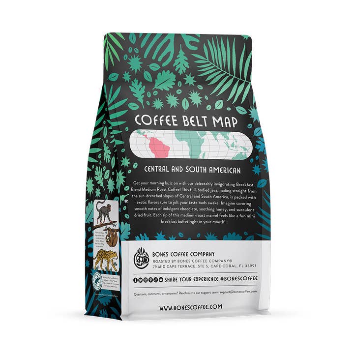 Bones Coffee Company - Wholesale Coffee Beans - Breakfast Blend Coffee | 12oz | Whole Bean & Ground5