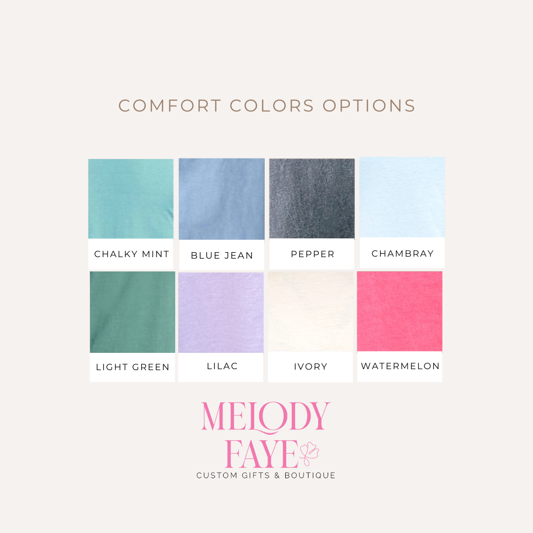 MELODY FAYE - Wholesale Screen Printed T-Shirt - Women's - Pink Christmas Lattes Comfort Colors Tee1