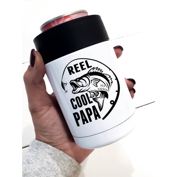 12oz rostfritt stål kort kan kylare - rulle Cool Papa för wholesale av From Us To You Co. Handmade Goods