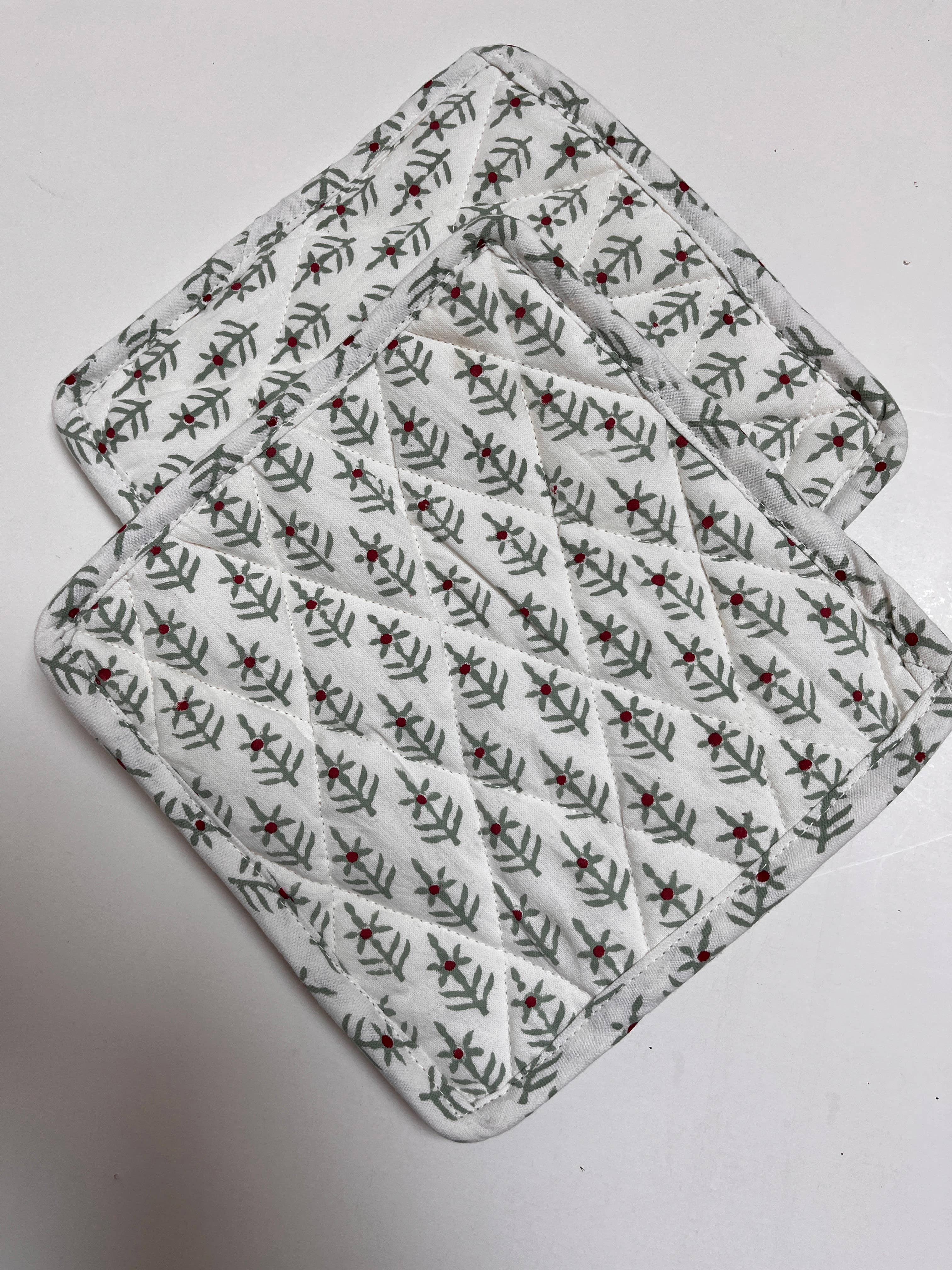 natural habitat - Wholesale Oven Mitt/Pot Holder - Potholder Holiday Winterberry2