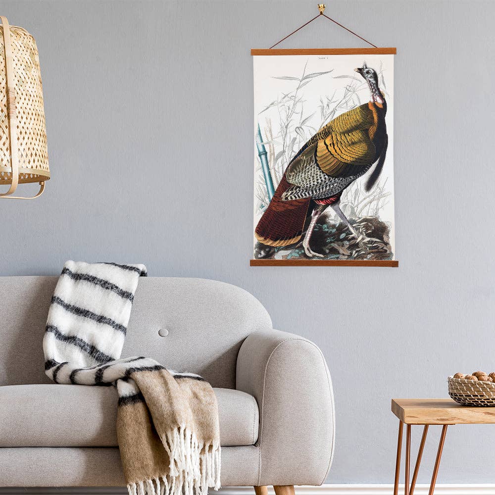 Vintage Banners - Wholesale Art Print - Wild Turkey - James Audubon Framed Wall Art Canvas 3