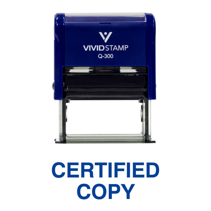 All Quality – wholesale Rubber/decorative stamp – CERTIFIED COPY Self Inking Rubber Stamp