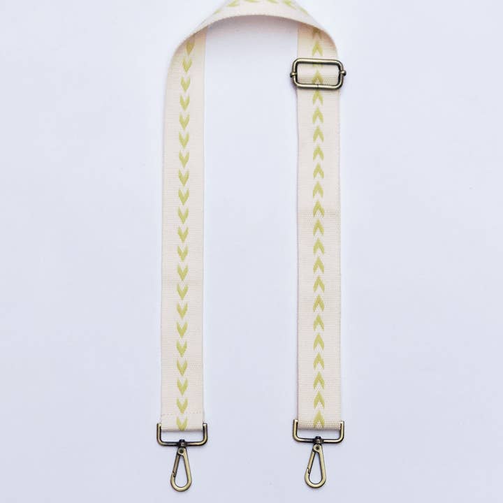 Bodomint - Wholesale Bag Strap - Women's - Frankie Strap in Cream & Lime