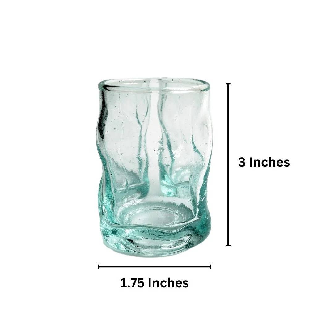 High crafty - Wholesale Drinking Glass/Cup - 🌿 Hand-Blown Recycled Beldi Glass Tea Tumblers – Set of 66