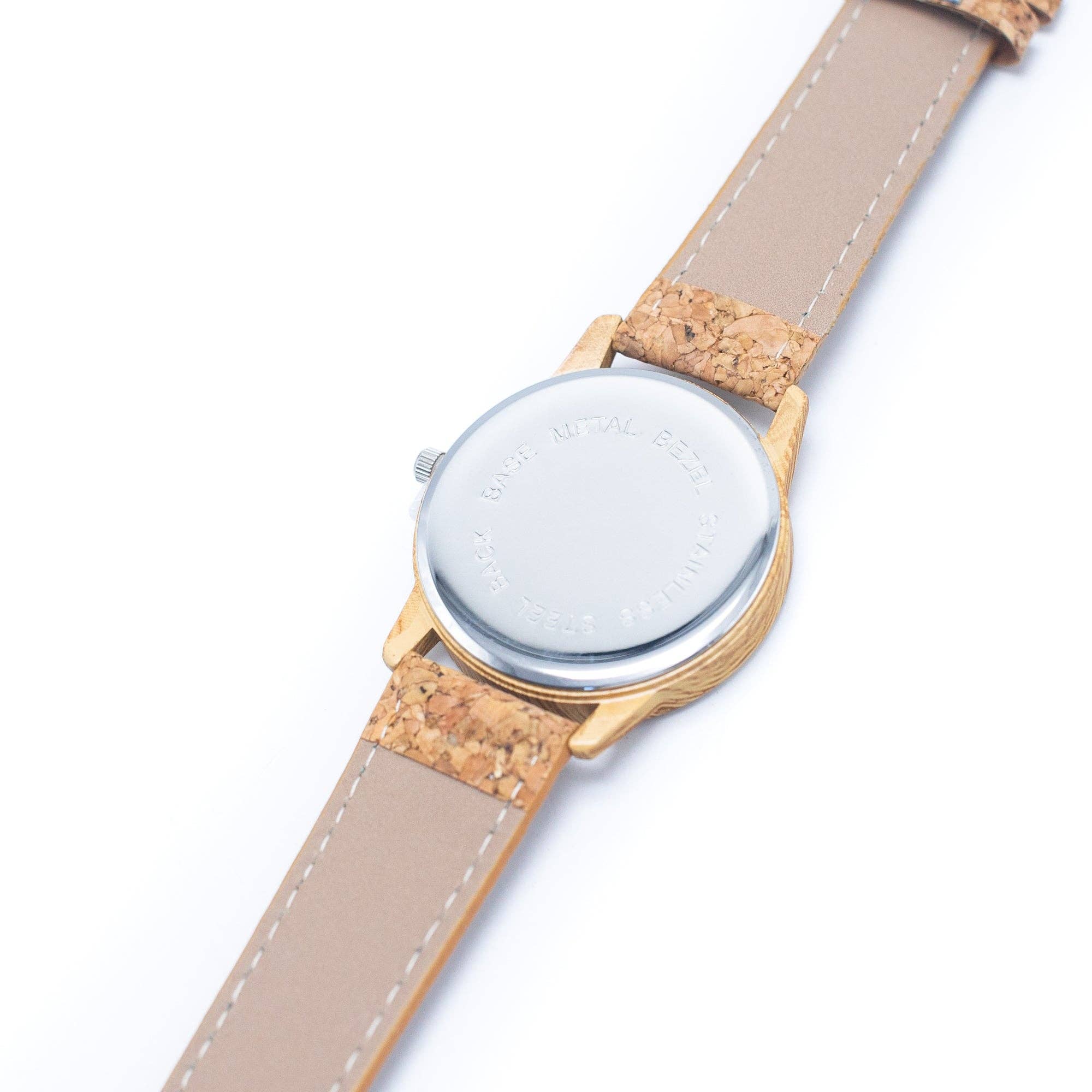 Meninas Bonitas Cork - Vente Montre – femme - Montre femme à bracelet en liège naturel WA-393 (sans boîte)2