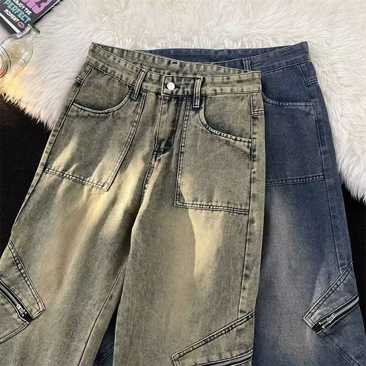 Tourtiwi - Vendita all'ingrosso Jeans - Uomo - jeans larghi da uomo a gamba larga