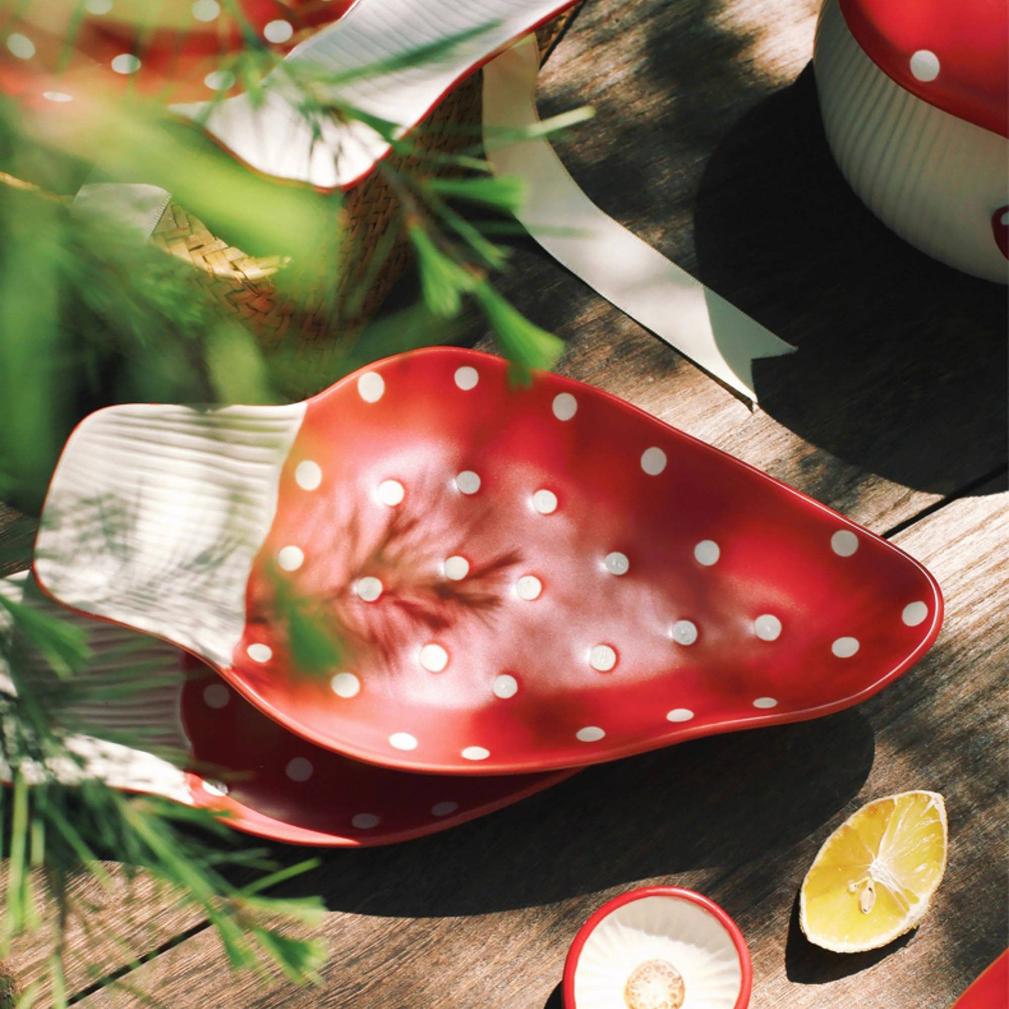 MinoCraft – Engroshandel Middagstallerken – MinoCraft keramisk tallerken med eventyrlig svampeform4