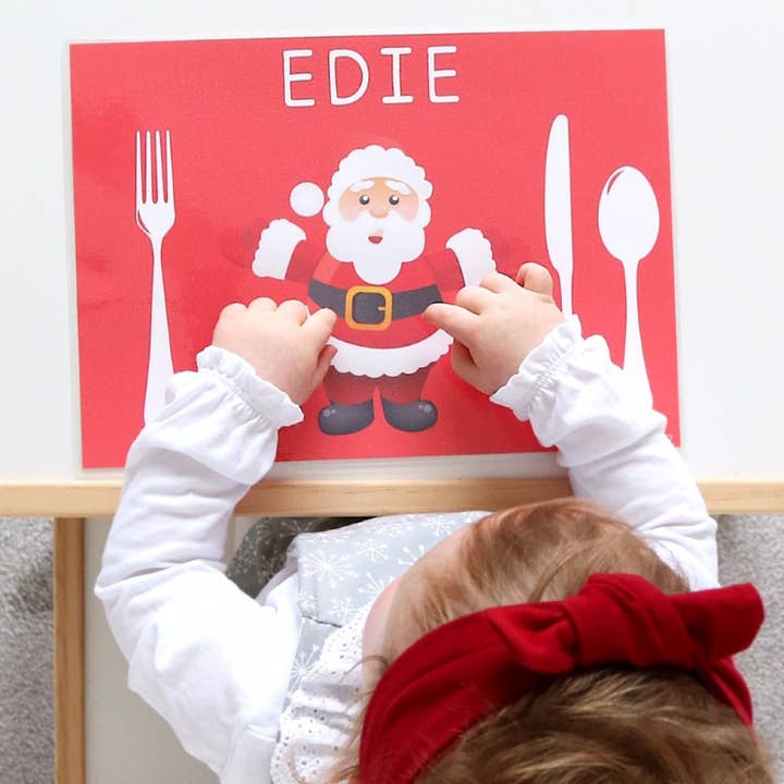 Personalised Christmas Placemats (Specific names) SALE for wholesale by My Little Learner