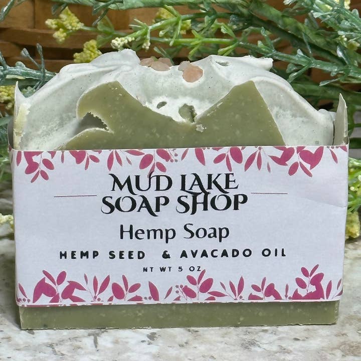 Hemp Soap for wholesale by Mud Lake Soap Shop