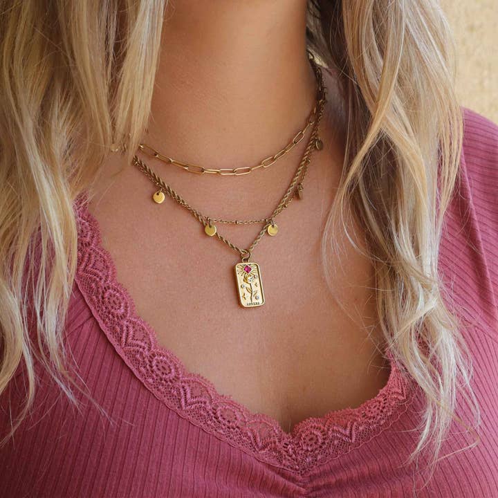 LilAryenne | Jewelry & Suncatchers - Wholesale Halskettinghanger - Tarot Kaart Ketting - De Geliefden, De Zon, De Sterren3