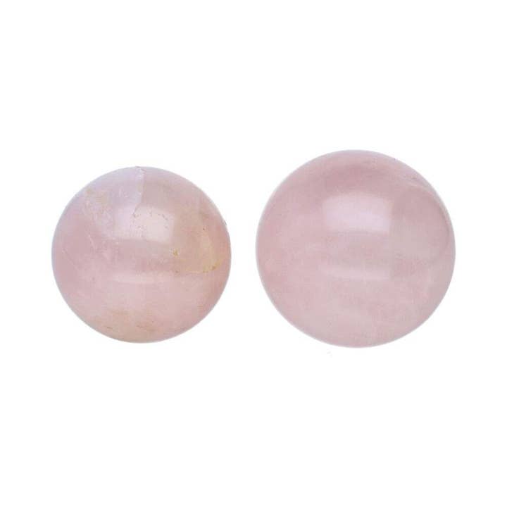 Sfere in quarzo rosa per la vendita all'ingrosso da parte di Vives de la Cortada S.L