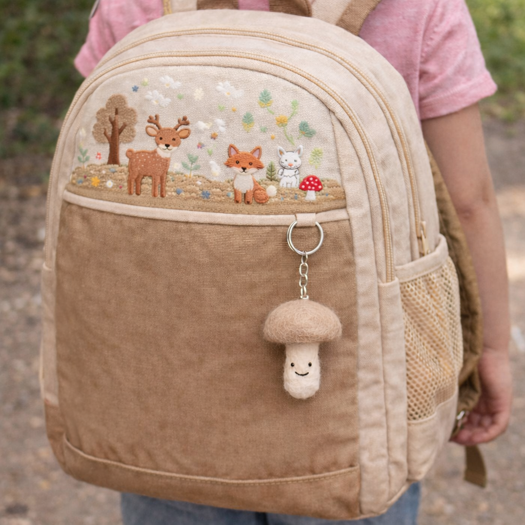 Ganapati - Wholesale Keychain - Kids - Felt Keychain - Smiley Veggies0