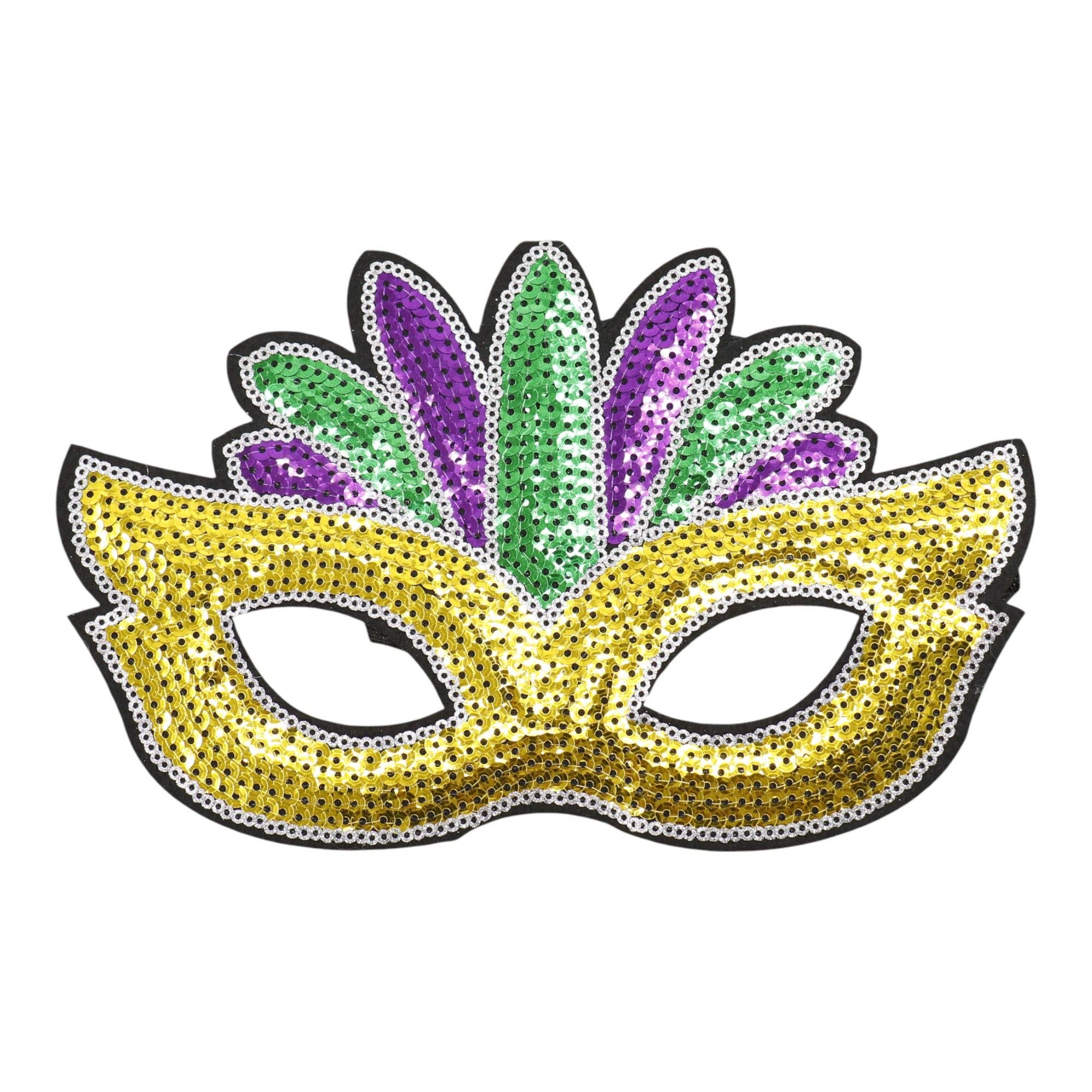 ASSORTED Mardi Gras Party and Carnival Sequin Mask SS51109-11 (12PC) for wholesale on Faire2