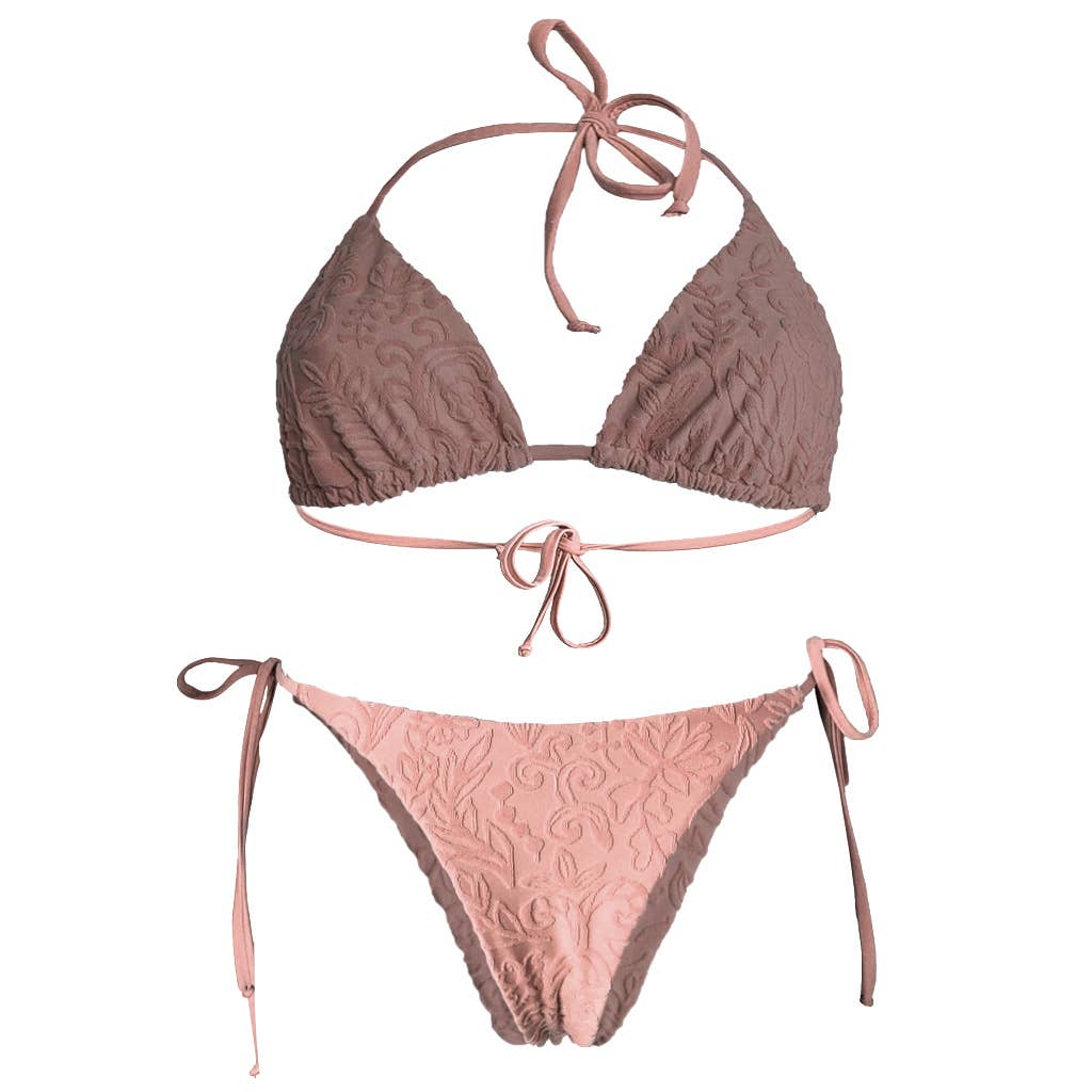 Edelvissa - Wholesale Two Piece Swimsuit - Women's - Soft Jacquard Bikini (Stock Service)1