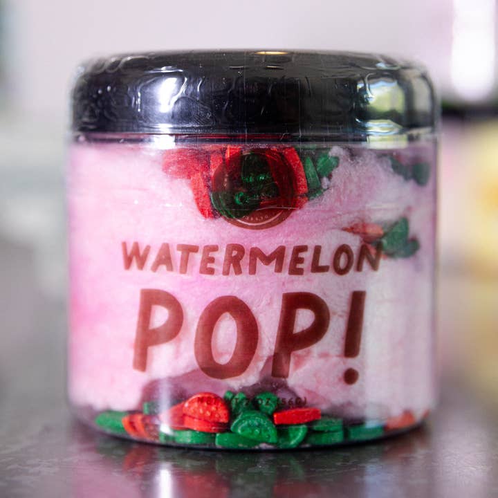 Watermelon Pop Cotton Candy for wholesale by Creme de la Cocoa