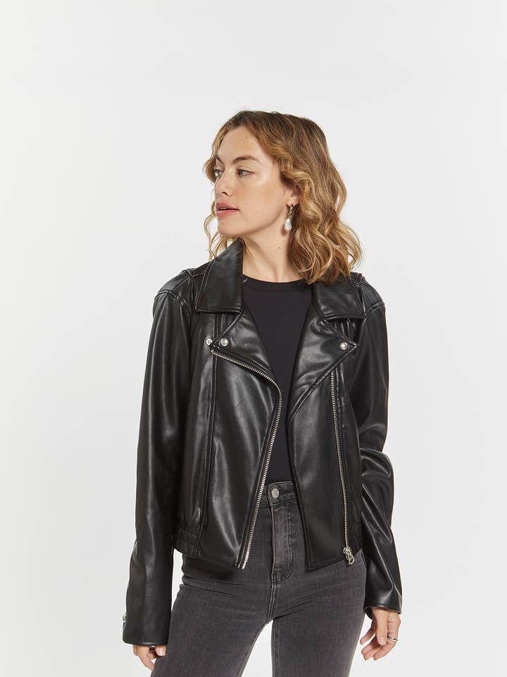 Weekend Los Angeles - Wholesale Leather Jacket - Women's - Moto Jacket - JORDAN JACKET12