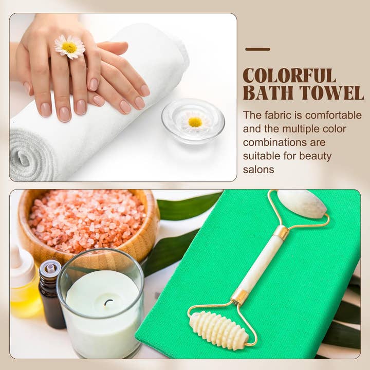 Crover - Wholesale Towel Set - Bleach Proof Salon Hand Towels Microfiber - Assorted Colors5