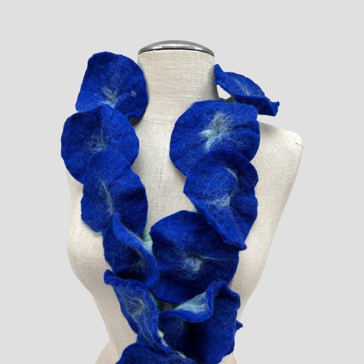 Feltiful - Wholesale Scarf - Women's - 20 Flowers Scarf, Flowers Garland or Wall Hanging1
