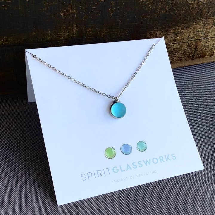 Spirit Glassworks - Wholesale Pendant/charm necklace - Glass Drop Necklace5