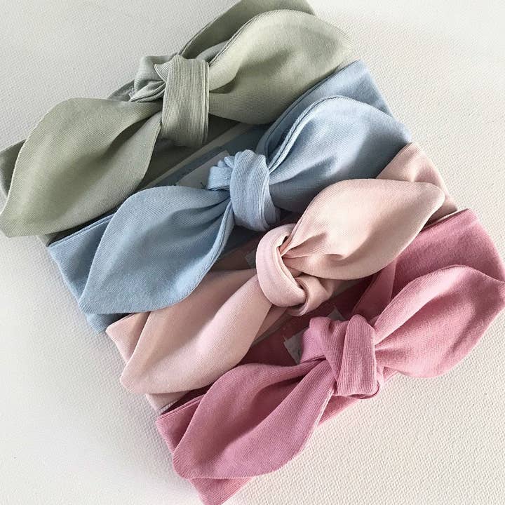 Zoe Sage - Wholesale Fashion Headband - Baby - Rose Top Knot Headband