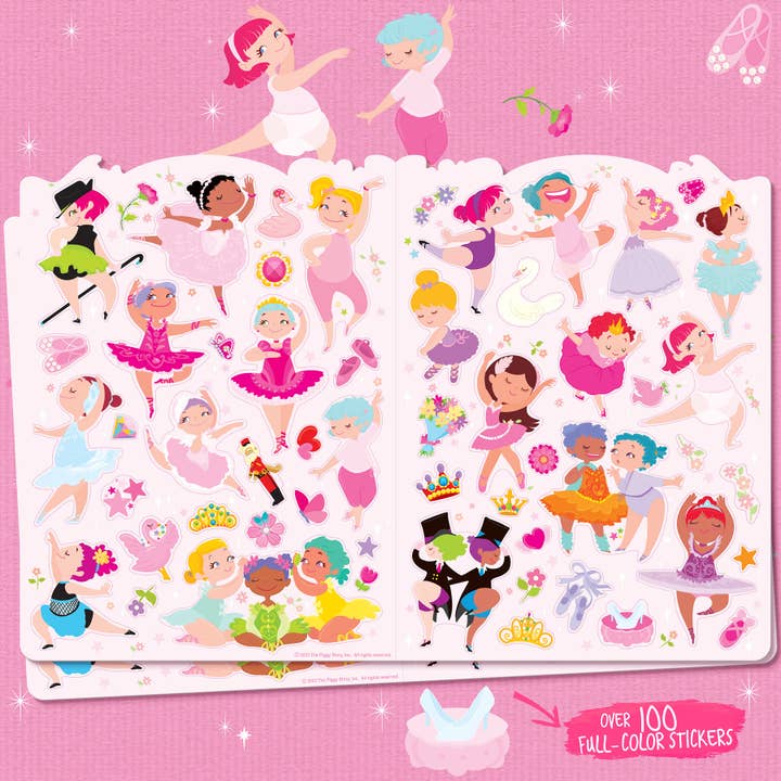 Girl Nation - Wholesale Coloring Book - Kids & Baby - Little Book of Big Fun Activity Book | Pretty Ballerinas