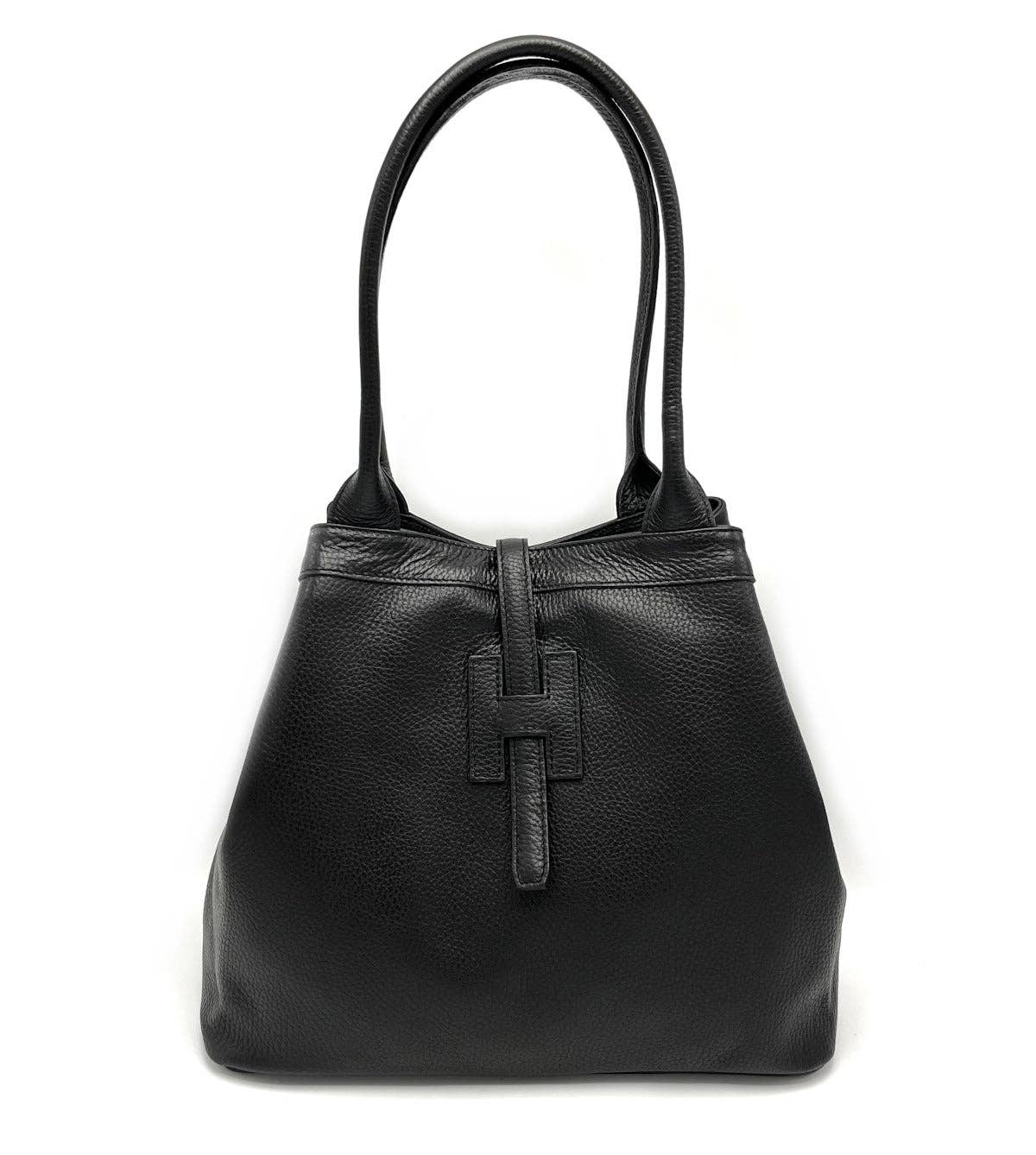 Suie Valentini srl - Vente Sac porté épaule – femme - Sac en cuir véritable, grande taille, fabriqué en Italie, art. 1124773