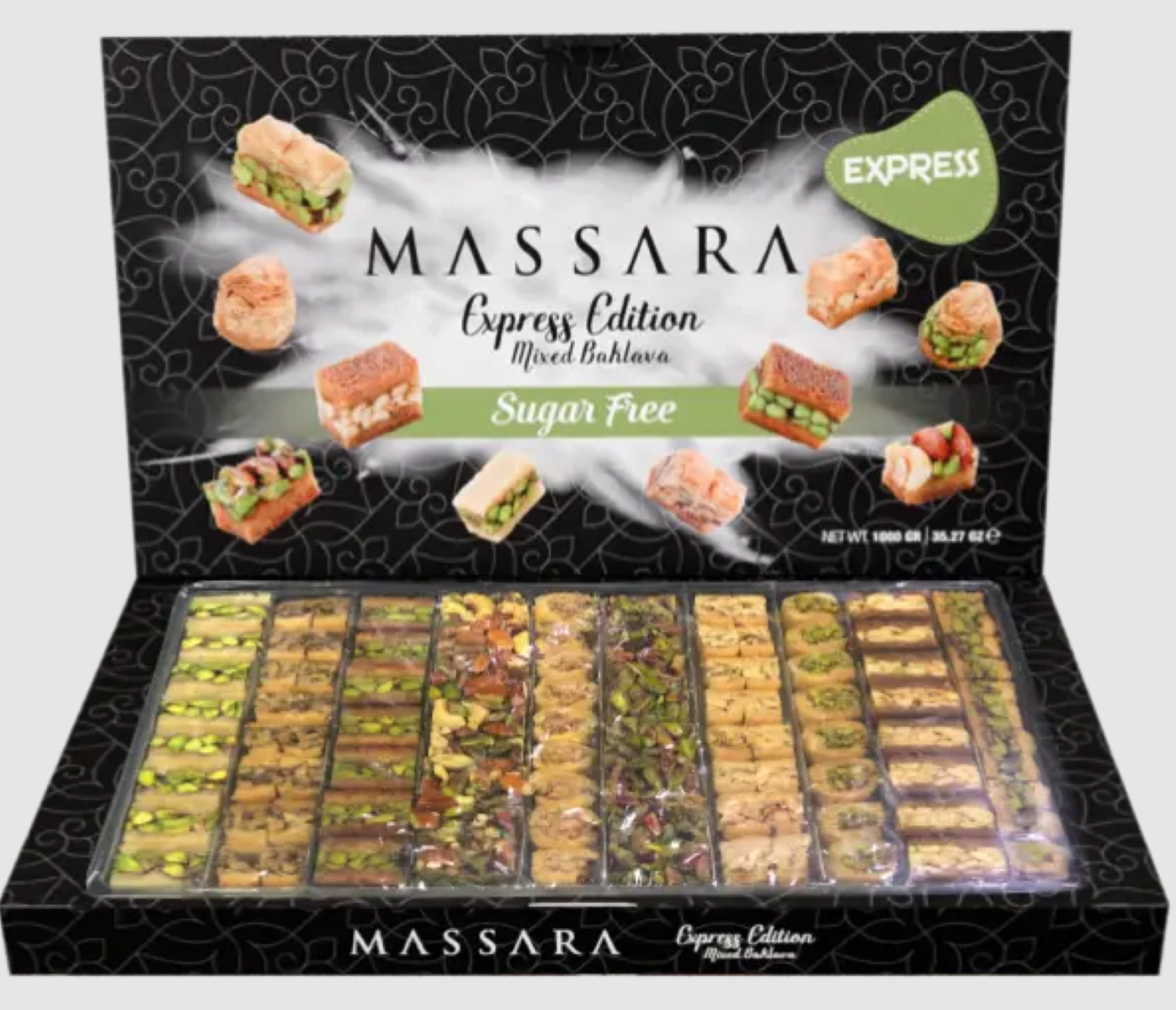 Biggbrands GmbH - Wholesale Cookie - Massara Express Edition Baklava (Sugar Free) 1000 g0