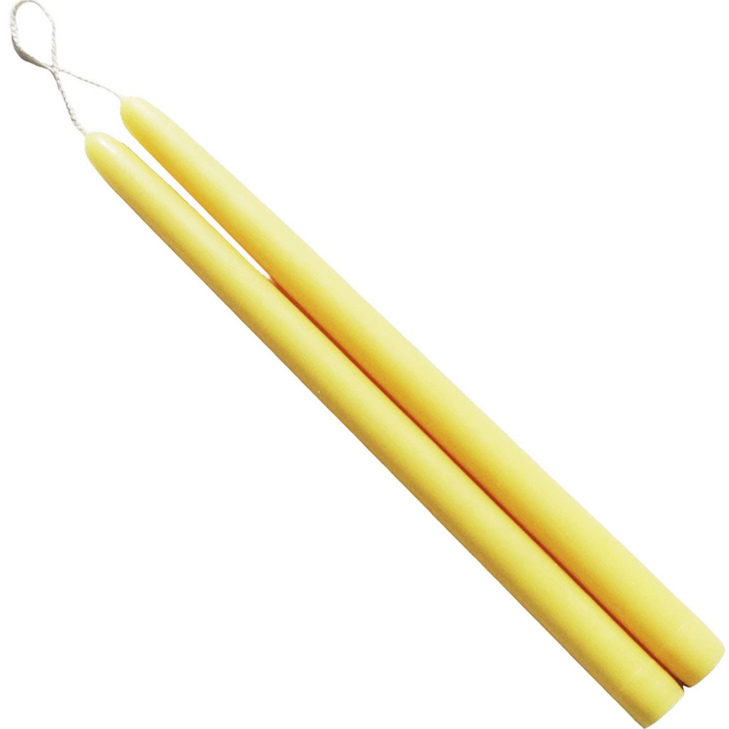 Mole Hollow Candles - Wholesale Tapered Candle/Candlestick - 12" Hand Dipped Pure Beeswax Taper Candles - Natural Beeswax2