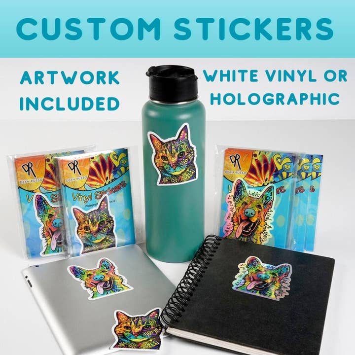 Custom Stickers - 50 Custom Stickers for wholesale by Otto's Grotto