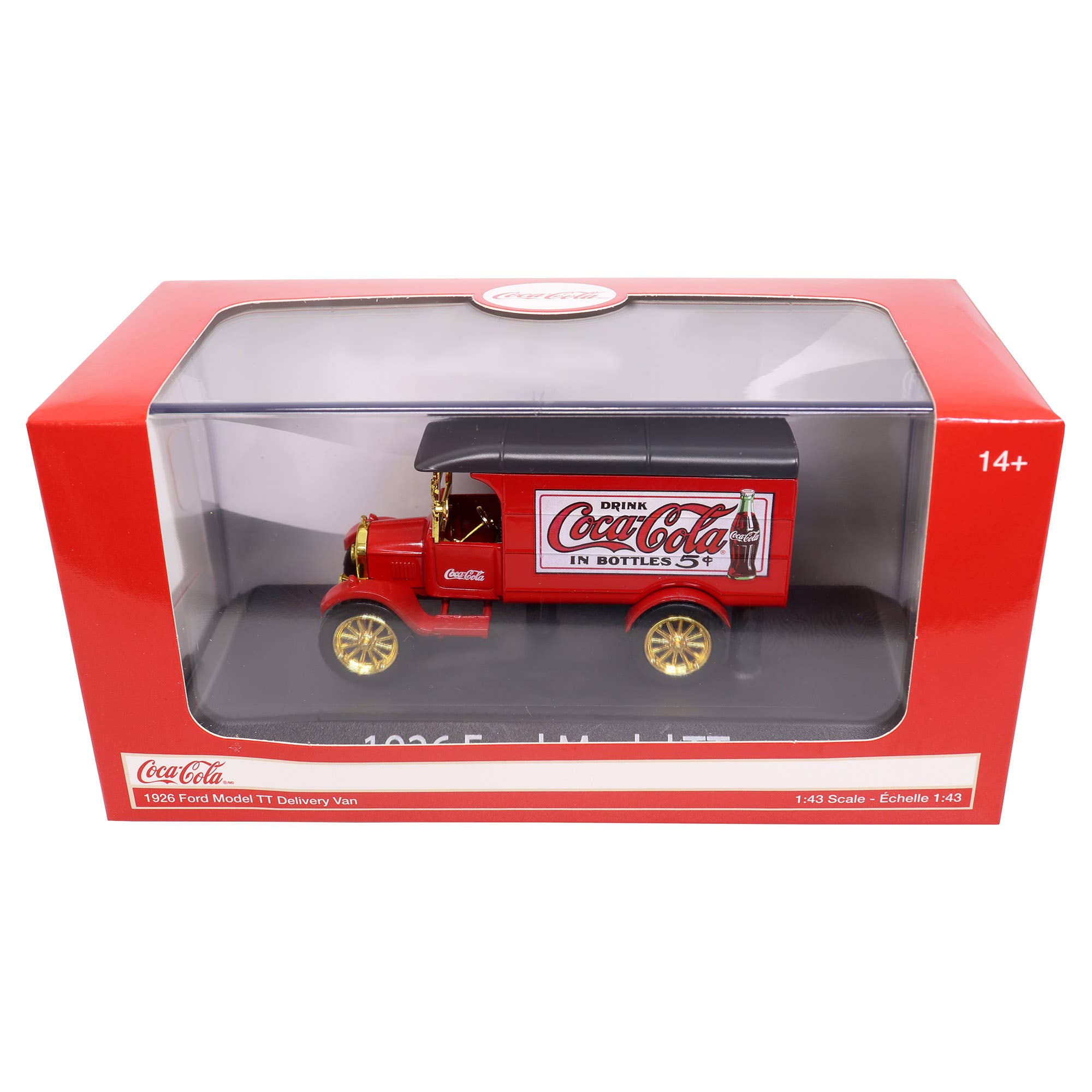 Motor City Classics, Inc. - Vendita all'ingrosso Decorazioni da tavolo - Modello in scala 1:43 Ford TT Van Coca-Cola 1926 in metallo pressofuso1