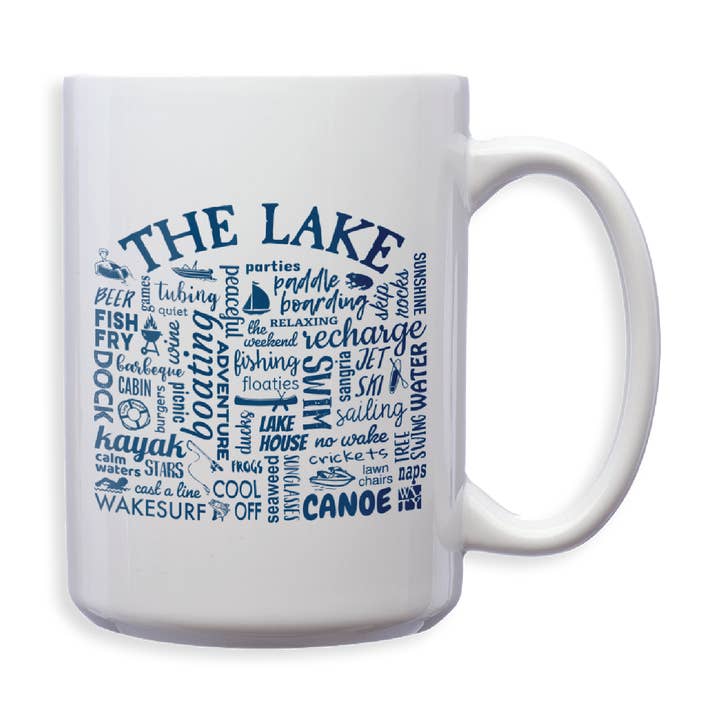The Lake Mug - Where Life Takes You for wholesale by The Buffalo Works