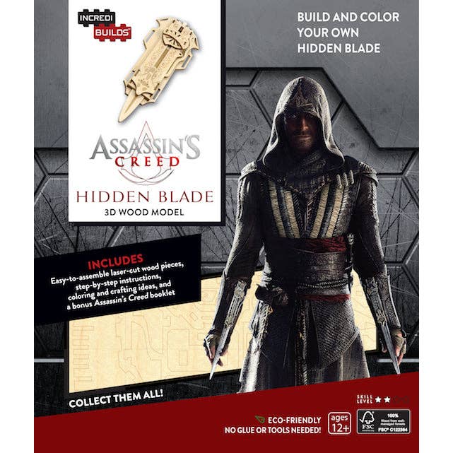 Insight Editions - Wholesale DIY Craft Kit - Incredibuilds: Assassin's Creed 3D Wood Model