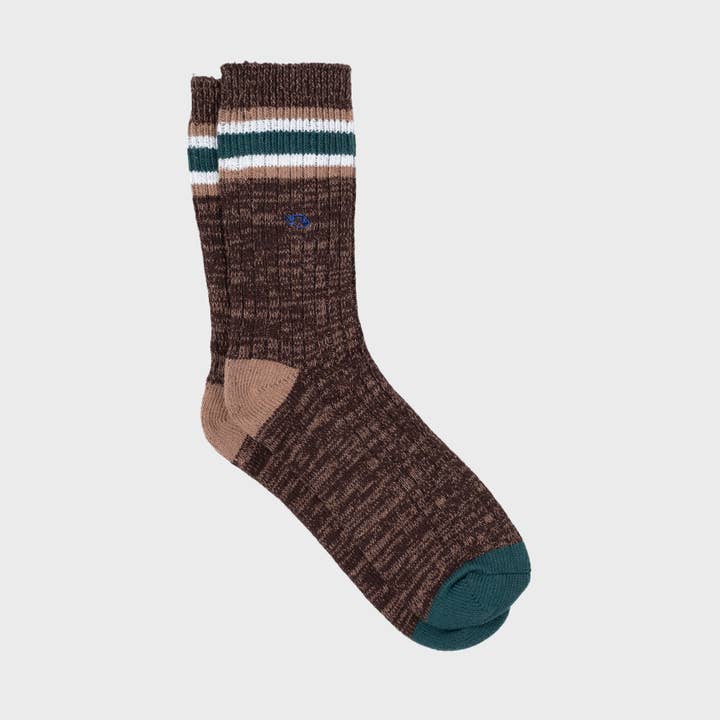 Chaussettes en coton épais Club Brown pour la vente par BILLYBELT