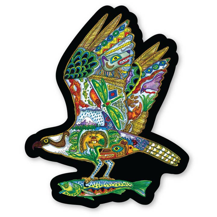 Coaster - Earth Art Osprey for wholesale by Morris Magnets