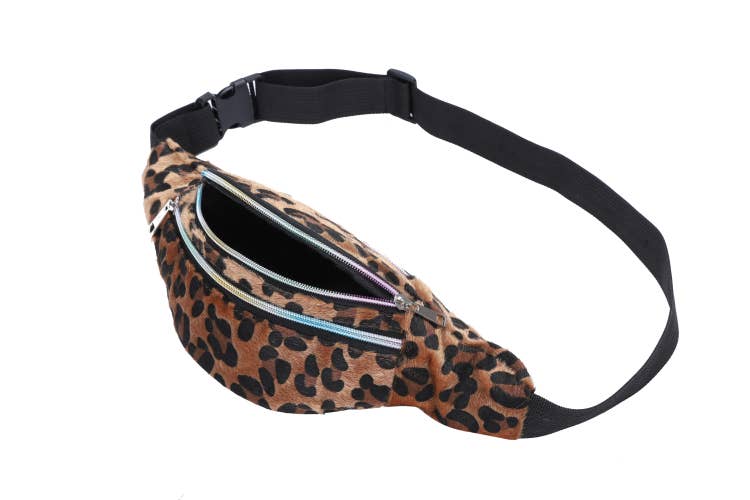 Nima Accessories Inc - Wholesale Belt Bag - Women's - Ladies Faux Leather Suede Animal Print Fanny Pack1