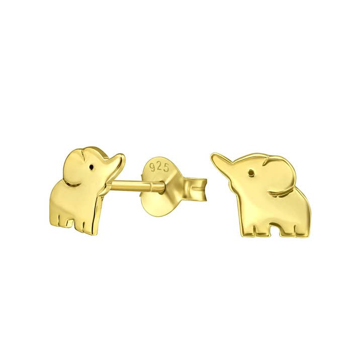 Ohrstecker Trunk Up Elefant für den Großhandel von Something Silver