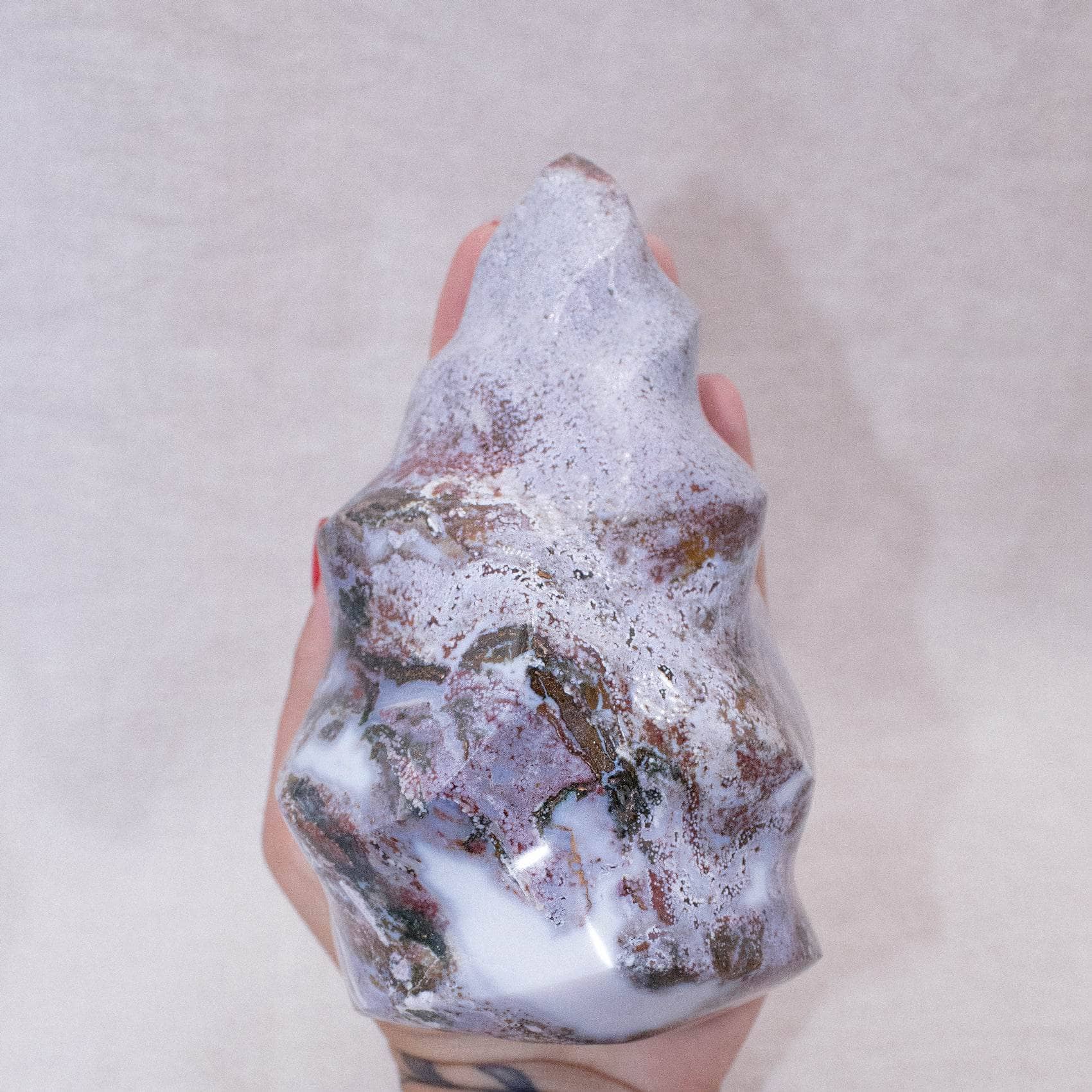 Tiny Rituals - Wholesale Spiritual Stone/Crystal - Ocean Jasper Flame - AAA Premium Quality34