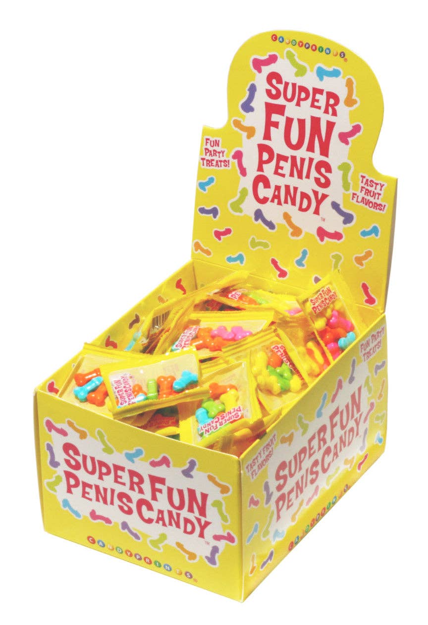 Little Genie Productions - Wholesale Hard Candy - Super Fun Penis Candy - POP Display of 1001