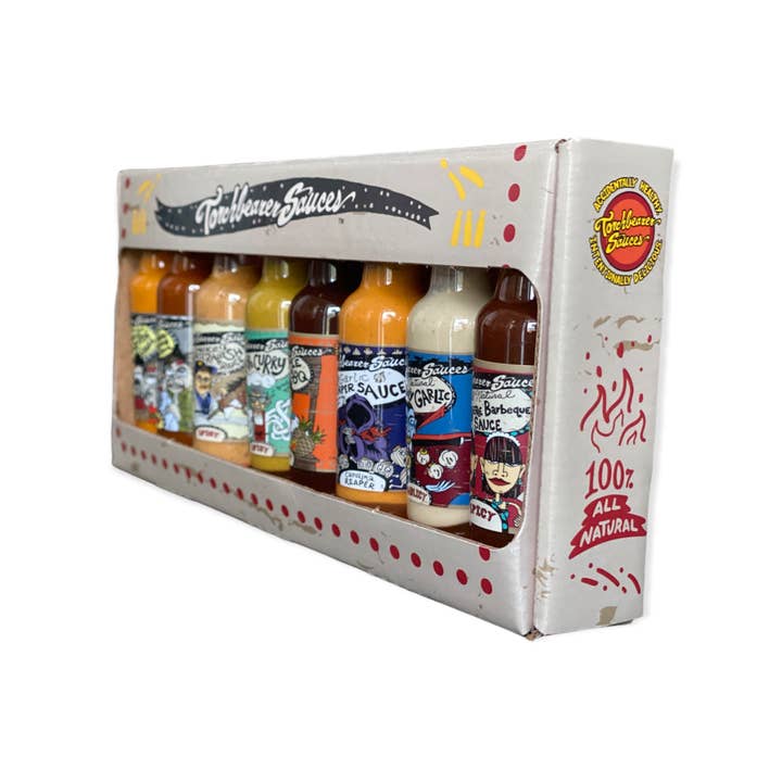 TorchBearer Sauces – wholesale Stark sås – Bästsäljare 8 Pack