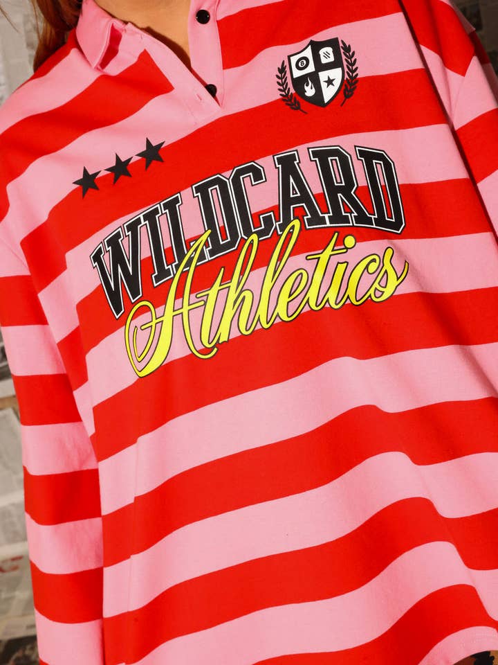 Wildcard Athletics Rugby Polo for wholesale by Burnt Toast