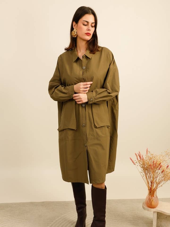 P183-M15 - Cappotto per la vendita all'ingrosso da parte di BELLA BLUE