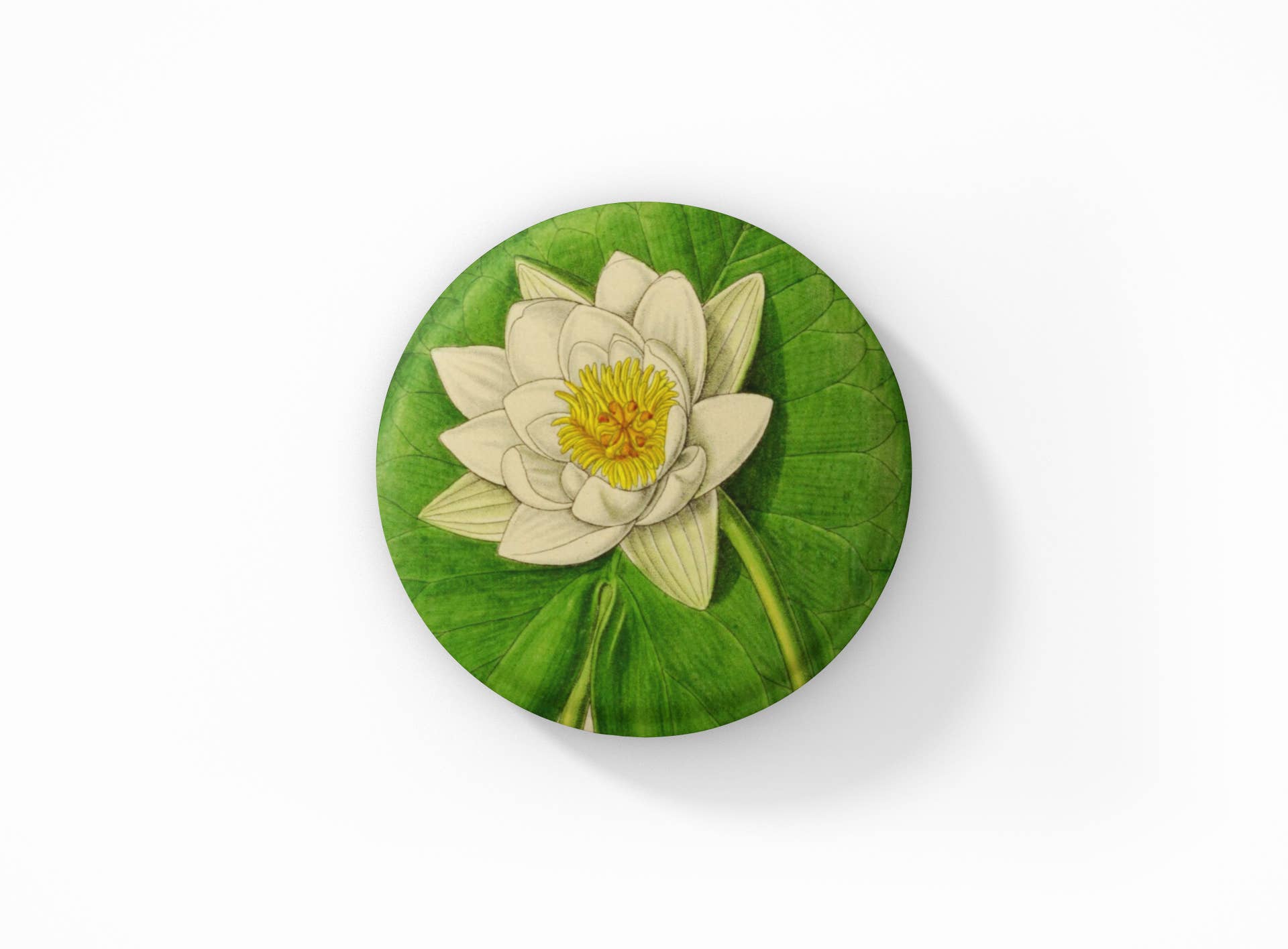 NatureCuts - Wholesale Lapel Pin/Button - Water Lily Pin, Water Lily Keychain, Water Lily Magnet