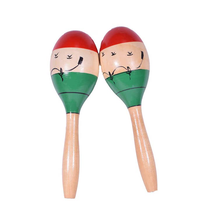 Ensemble de maracas en bois/2 pour la vente par giftland