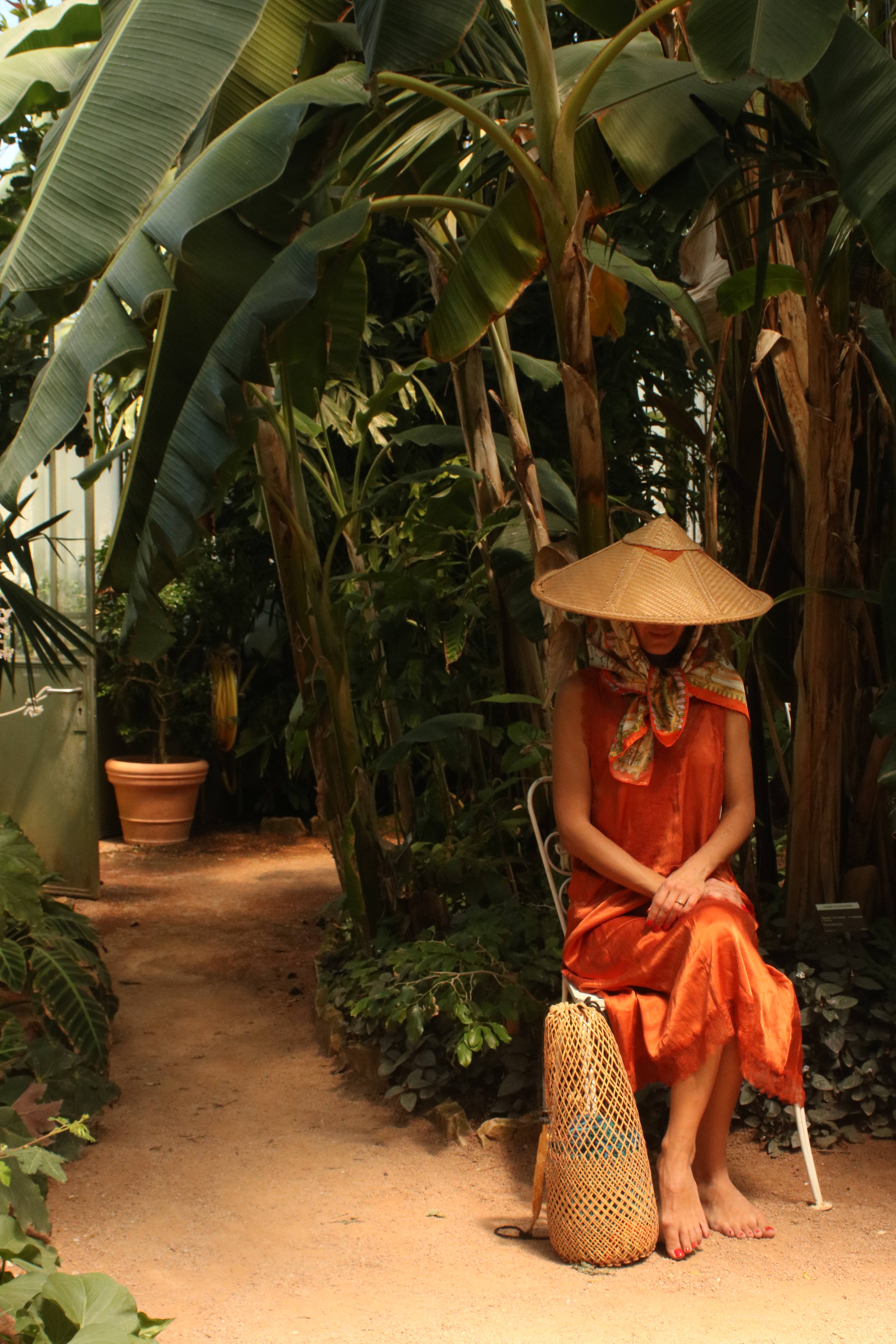 SOIE-MEME – Großhandel Schal – Damen – Makasih, orange Seidenschal8