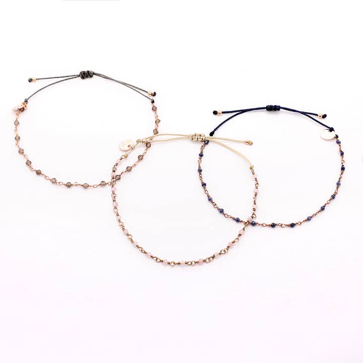 Rosary Chain Rose, set of 3 für den Großhandel von Nujuels by Marlies Dattler