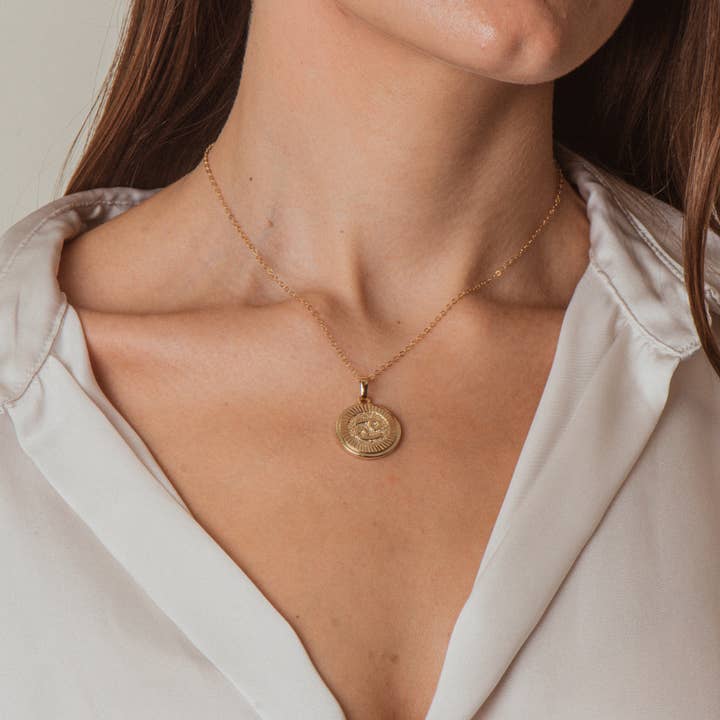 'Cancer' Zodiac Necklace for wholesale by Kolohe