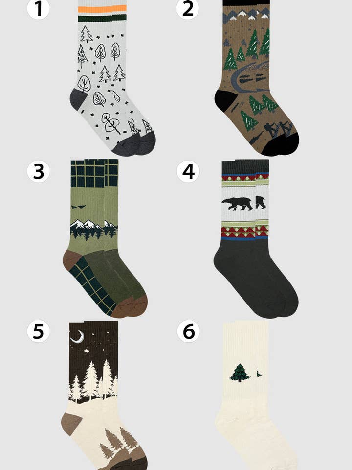 Gepolsterte Wandersocken aus Baumwolle mit Rundhalsausschnitt für Herren für den Großhandel von 7DAYSSOCKS