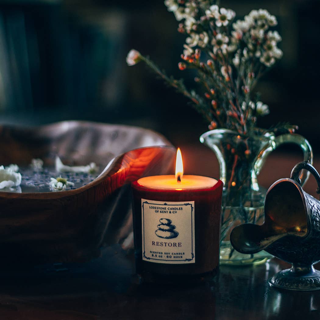 Lodestone Candles | Luxury Soy Candles - Wholesale Jar/Filled Candle - Restore | Luxury Soy Candle2