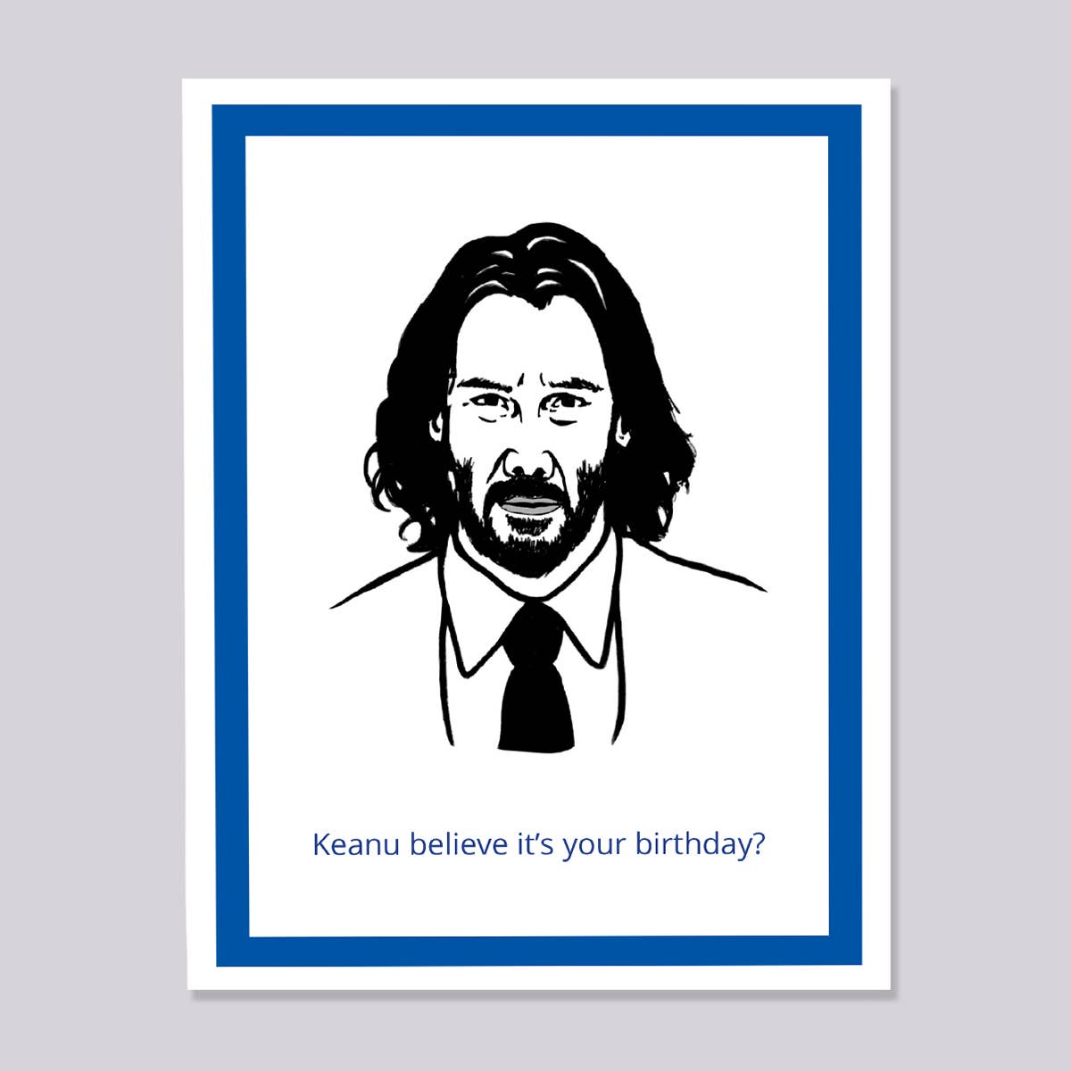 Design Corner - Wholesale Birthday Card - Keanu Reeves Birthday Card0